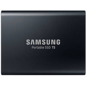 SSD extern Samsung T5 portabil, 2 TB, USB 3.1, Negru