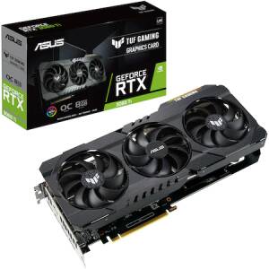 Placa video ASUS TUF Gaming GeForce RTX 3060 Ti OC V2 LHR, 8GB GDDR6, 256-bit