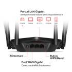 Router Wireless Mercusys MR50G, AC1900 Dual Band, Gigabit, Beamforming, MU-MIMO, Control Parental, Mod Access point