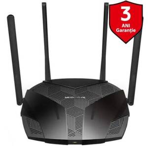 Router Wireless Mercusys MR70X Wi-Fi 6 Dual-Band Gigabit AX1800, OFDMA, MU-MIMO, Beamforming, Control Parental
