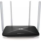 Router wireless MERCUSYS AC12G, AC1200, Gigabit, Dual-Band, Negru