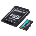 Card de memorie MicroSD Kingston Canvas GO Plus, 64GB, Clasa 10, UHS-I, Adaptor inclus