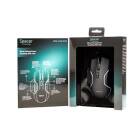 Mouse SPGM-ALIEN-RACE Spacer, gaming, cu fir, USB, optic, 12.000 dpi, butoane/scroll 8/1, iluminare RGB, Negru