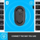 Mouse wireless Logitech Pebble M350, Grafit