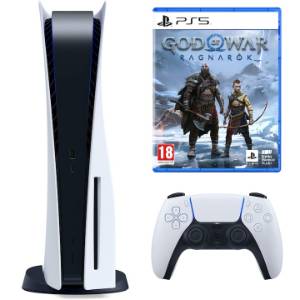 Consola PlayStation 5 + Joc PS5 God of War Ragnarok