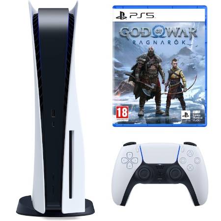 Consola PlayStation 5 + Joc PS5 God of War Ragnarok