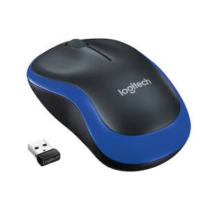 Mouse Logitech M185, USB, Albastru