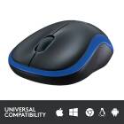 Mouse Logitech M185, USB, Albastru