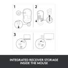 Mouse Logitech M185, USB, Albastru