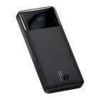 Baterie Externa Baseus Bipow 15w, 10000 mAh, Display Lcd, 4 Porturi, Negru