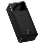 PowerBank Baseus Bipow PPDML-N01, 30000mAh, 2 x USB, 1 x USB-C, 1 x Micro USB, Negru, 20W, Cu afisaj digital