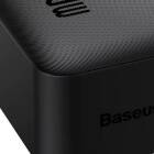 PowerBank Baseus Bipow PPDML-N01, 30000mAh, 2 x USB, 1 x USB-C, 1 x Micro USB, Negru, 20W, Cu afisaj digital