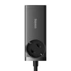 Încărcător Baseus GaN3 Pro wall charger / powerstrip 2xUSB + 2xUSB-C + AC, 100W (NEGRU)