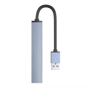 Hub USB ORICO AH-A13-GY-BP, 4 x USB 3.0, Argintiu