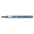 Hub USB ORICO AH-A13-GY-BP, 4 x USB 3.0, Argintiu