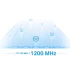 Range Extender RE815XE Wi-Fi6E Mesh AXE5400 2.4, 5 si 6 TriBand 4antene 1port Gigabit Alb