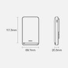 Baterie externa portabila Baseus Magnetic Bracket, 10000 mAh, Compatibila MagSafe, 20W, Afisaj LED, Cablu USB