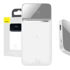 Powerbank magnetic, Baseus, 10000mAh, 20W, Cablu USB, Alb