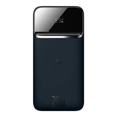 Powerbank magnetic, Baseus, 10000mAh, 20W, Cablu USB, Blue