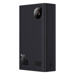 Powerbank Baseus Adaman 2, 20000mAh, 30W, 3 porturi USB, USB-C, Negru