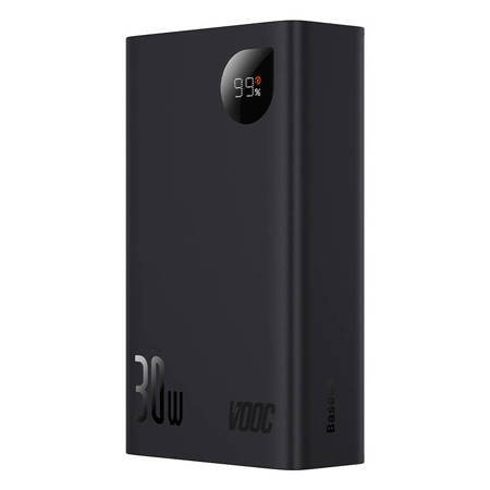 Powerbank Baseus Adaman 2, 20000mAh, 30W, 3 porturi USB, USB-C, Negru