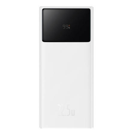 Powerbank Baseus Star-Lord 30000mAh, USB, USB-C, 22.5W, Alb