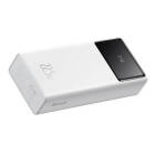 Powerbank Baseus Star-Lord 30000mAh, USB, USB-C, 22.5W, Alb