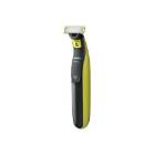 Aparat hibrid de barbierit si tuns barba Philips OneBlade Face&Body QP2821/20, pieptene reglabil 5 in 1, autonomie 45 min, Negru/Verde