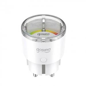 Priza inteligenta Gosund EP2, Wi-Fi, 10A, monitorizare consum energie, Smart Life, Tuya