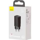 Incarcator Retea USB Baseus GaN2 Lite, Quick Charge, 1 X USB - 1 X USB Tip-C, CCGAN2L-B01 Negru