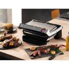 Gratar electric TEFAL OptiGrill+ GC712D34, 2000W, 6 programe automate, argintiu-negru