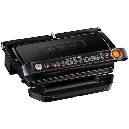 Gratar electric Tefal OptiGrill+ XL GC722834, 2000W, 9 programe, indicator gatire, senzor automat, placi detas