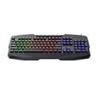 Tastatura gaming Havit KB878L cu fir de 1.5m, 104 taste, conexiune USB, iluminat RGB, Negru