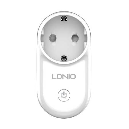 Priza smart LDNIO, 16A, protectie copii, WiFi Tuya App, monitorizare consum energie