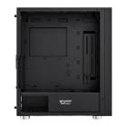 Carcasa pentru computer darkFlash DK210 Graffiti, Middle Tower, ATX, ITX, Micro ATX, Negru