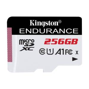 Card de memorie, Kingston, microSDXC, 256GB, Endurance Class 10, A1, UHS-I fara adaptor