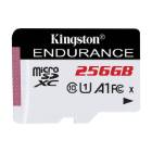 Card de memorie, Kingston, microSDXC, 256GB, Endurance Class 10, A1, UHS-I fara adaptor