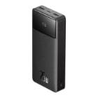 Acumulator extern Baseus Bipow, 20000mAh, 25W, 2xUSB, 1xUSB-C, QC, AFC, FCP, Indicator baterie, Negru