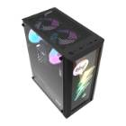 Carcasa computer Darkflash DK180 Graffiti, negru