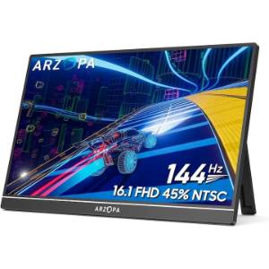 Monitor gaming portabil ARZOPA Z1FC, 144Hz, 16.1