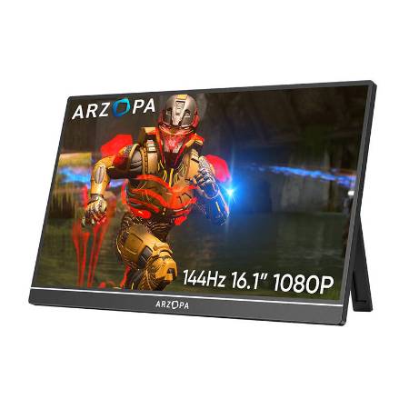 Monitor gaming portabil ARZOPA Z1FC, 144Hz, 16.1