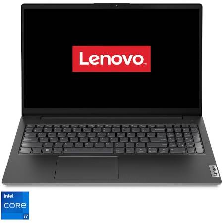 Laptop Lenovo V15 G4 IRU Intel Core i7-1355U 5.0GHz, 15.6, Full HD, 16GB DDR4, 512GB SSD, Iris Xe, No OS,Negru