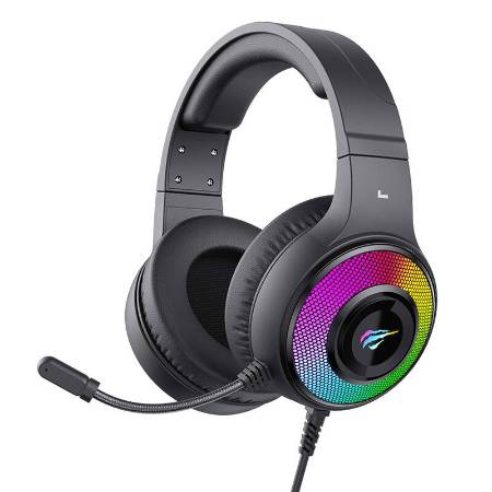 Căști gaming Havit H2042d RGB, Negru