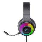 Căști gaming Havit H2042d RGB, Negru