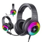 Căști gaming Havit H2042d RGB, Negru