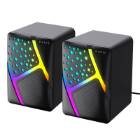 Kit Gaming Havit RGB cu Tastatura, Mouse, Boxe, Microfon, Mousepad