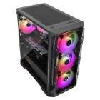 Sistem Desktop PC GAMING PROLIGHT® Procesor AMD Ryzen 5 5500 4.2GHz, 16GB RAM DDR4, 1TB SSD, VIDEO Nvidia GEFORCE RTX 4060, 8GB, Windows 11 PRO