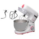 ccccRobot de bucatarie Akai AKM500, Capacitate 500 g sau 2.5 l, Putere maxima 450 W, Alb-Rosu
