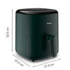 Friteuza cu aer cald Tefal Easy Fry Max EY245310, capacitate 5L, 1500W, 10 prg, touch, Verde