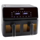 Friteuza dubla cu aer cald, 8 L, 1350 +1350 W  Zokura
